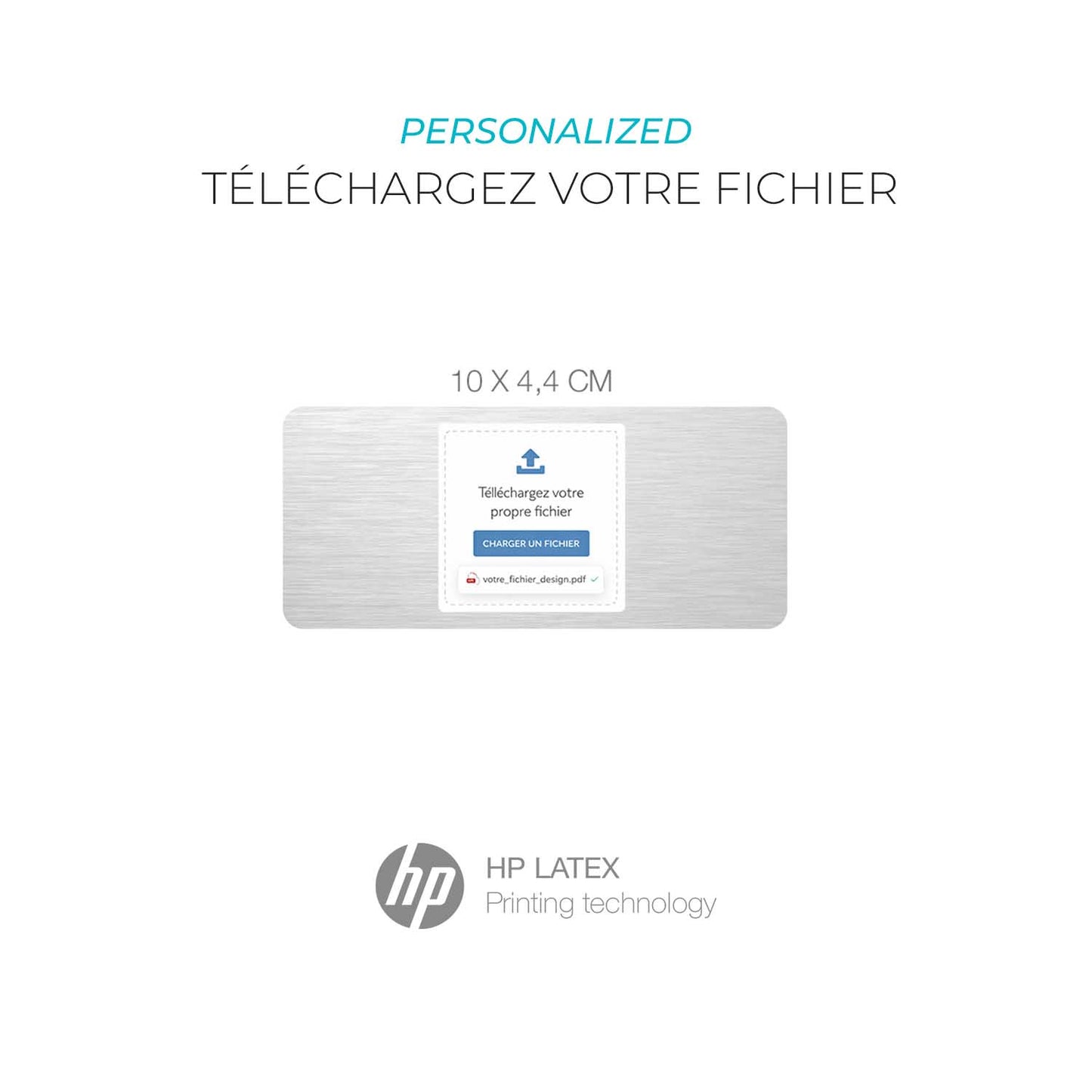 Adhésifs d’information personnalisés avec votre design