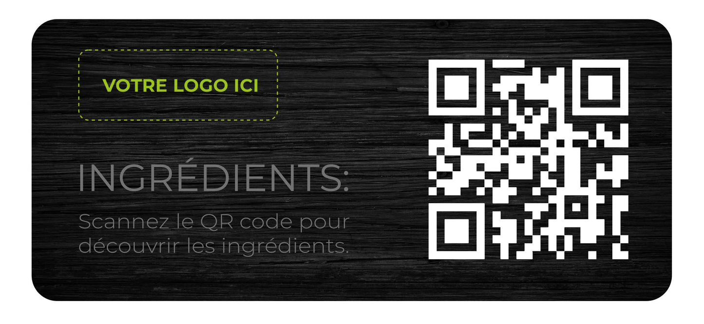 Adhésifs d’information - Personnalisables