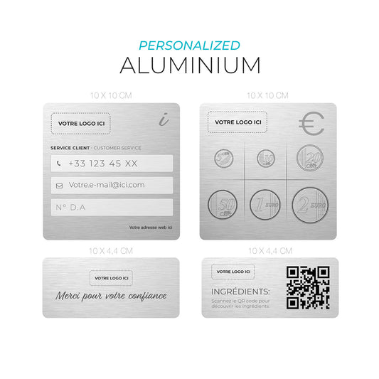 Autocollants d’information - Personnalisables