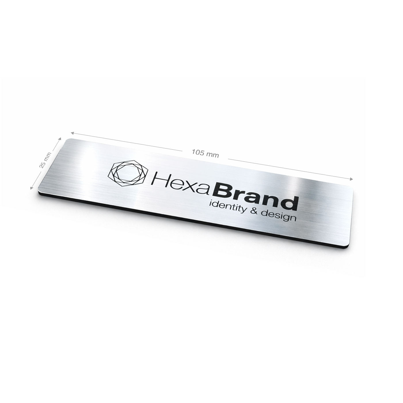 Matériaux rigides - Plastique gravé au laser personnalisé - Lot de 10 unités