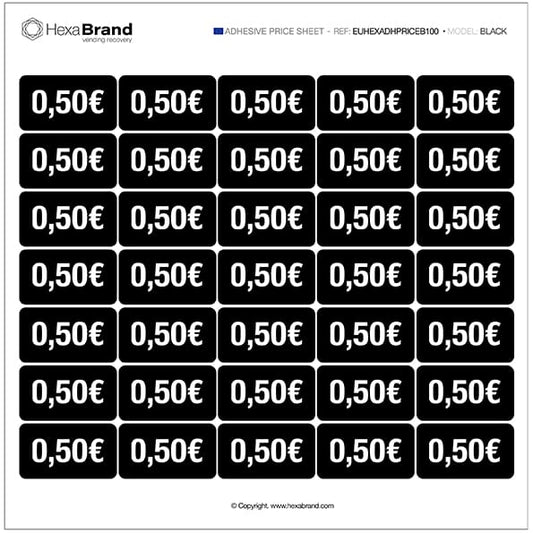Autocollants de prix - Vending