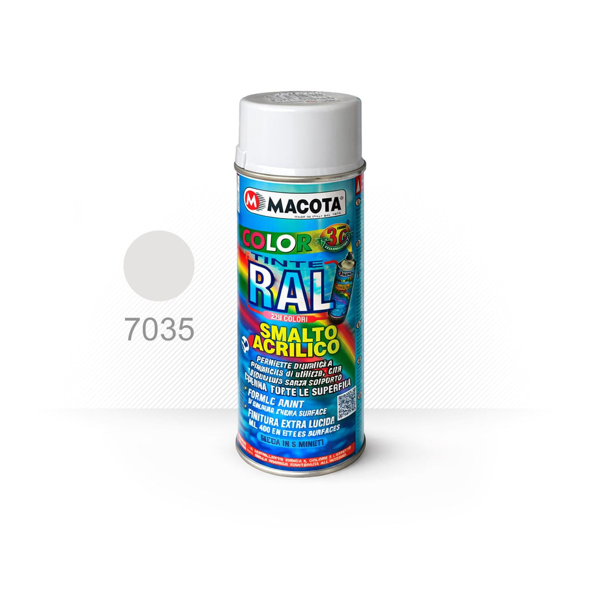 Peinture en aérosol pour distributeurs automatiques – Couleur RAL 7035
