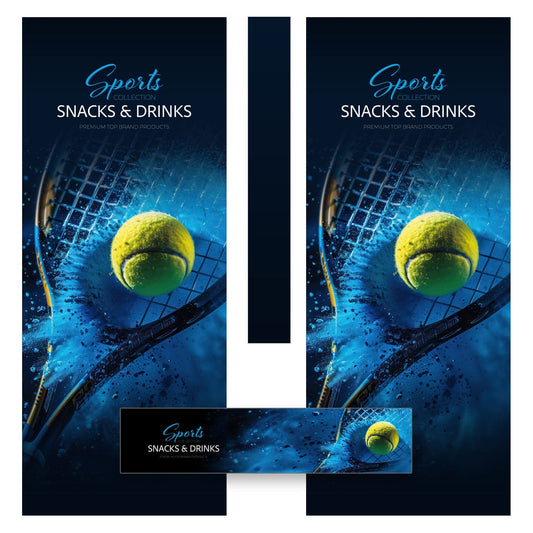 Adhésifs pour distributeur automatique Fas 1050 Sports Collection Tennis And Padel