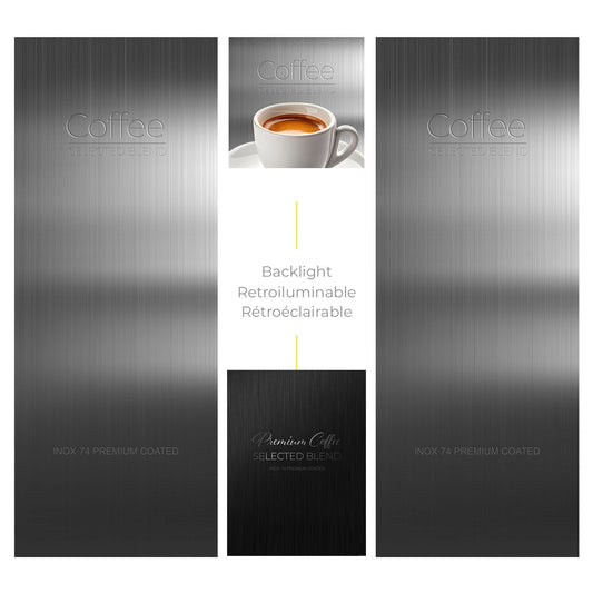 Adhésifs pour distributeur automatique Necta Concerto Inox Grey