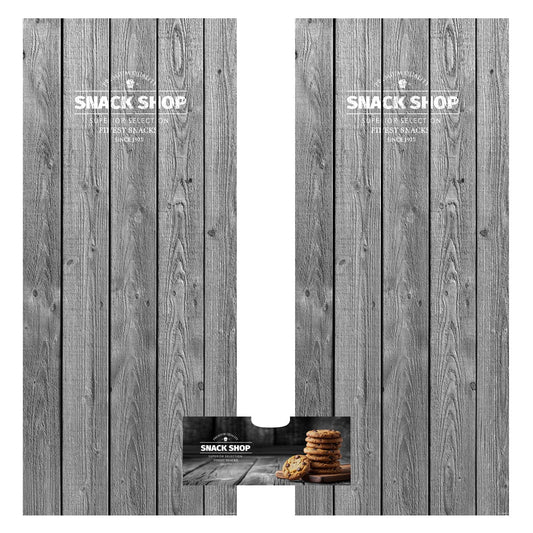 Éléments du kit d’adhésifs frontaux et latéraux pour distributeur automatique Necta Sfera et Rondo Coffee Shop