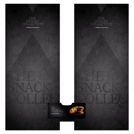 Éléments du kit d’adhésifs frontaux et latéraux pour distributeur automatique Necta Sfera Time Flavour
