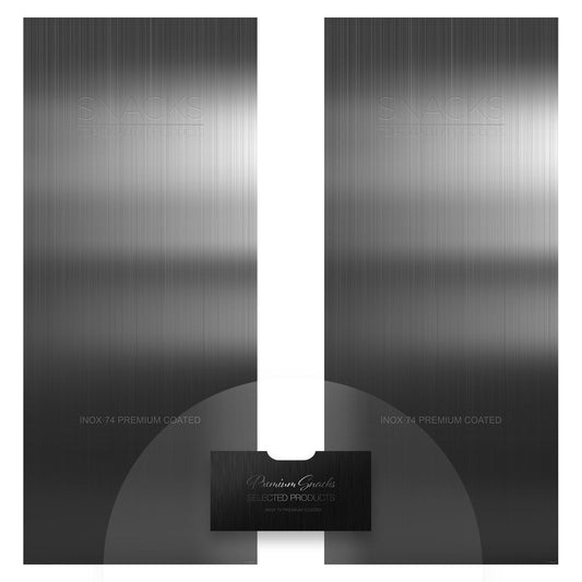 Éléments du kit d’adhésifs frontaux et latéraux pour distributeur automatique Necta Snakky Max Inox Print