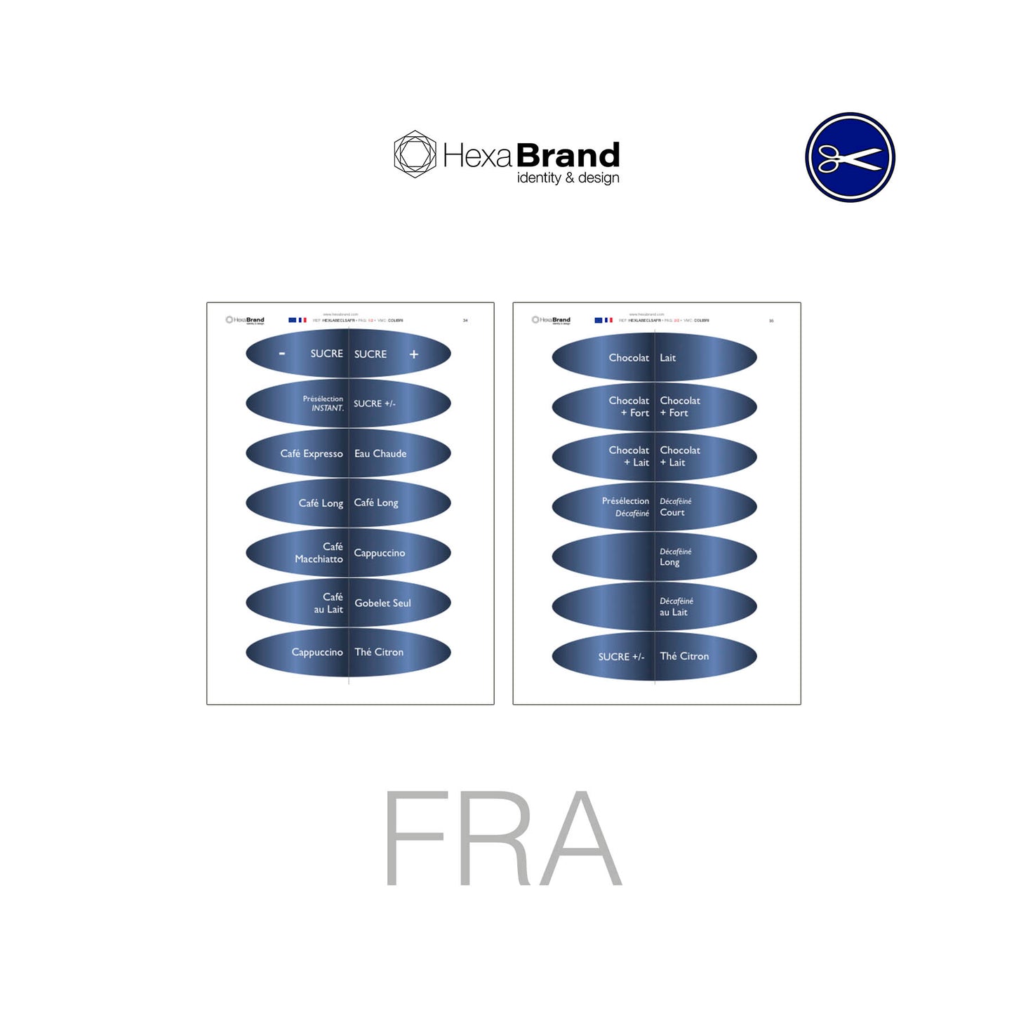 Necta Colibrí - Étiquettes de sélection découpables