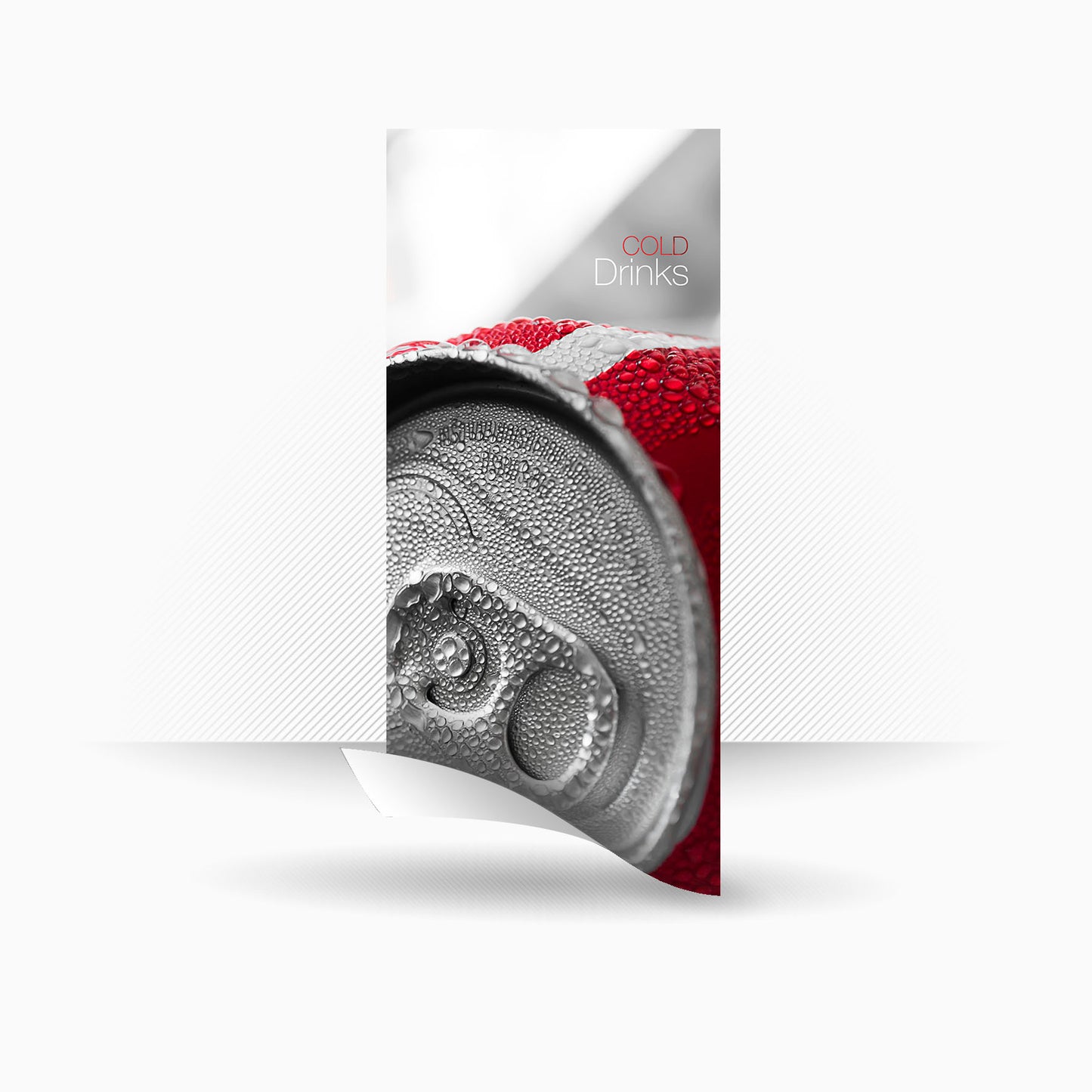Vinyle polyvalent - Red Coke 77cm x 185cm