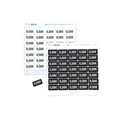 Autocollants de prix - Vending