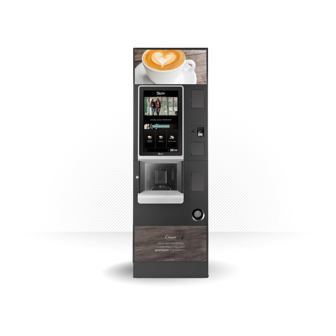 Kit d'adhésifs pour distributeur automatique Necta Barista Pro 600 Cream