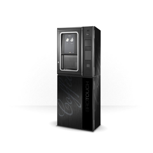 Kit de vinyles adhésifs pour distributeur automatique Necta Brio Touch 300 Black Aluminum