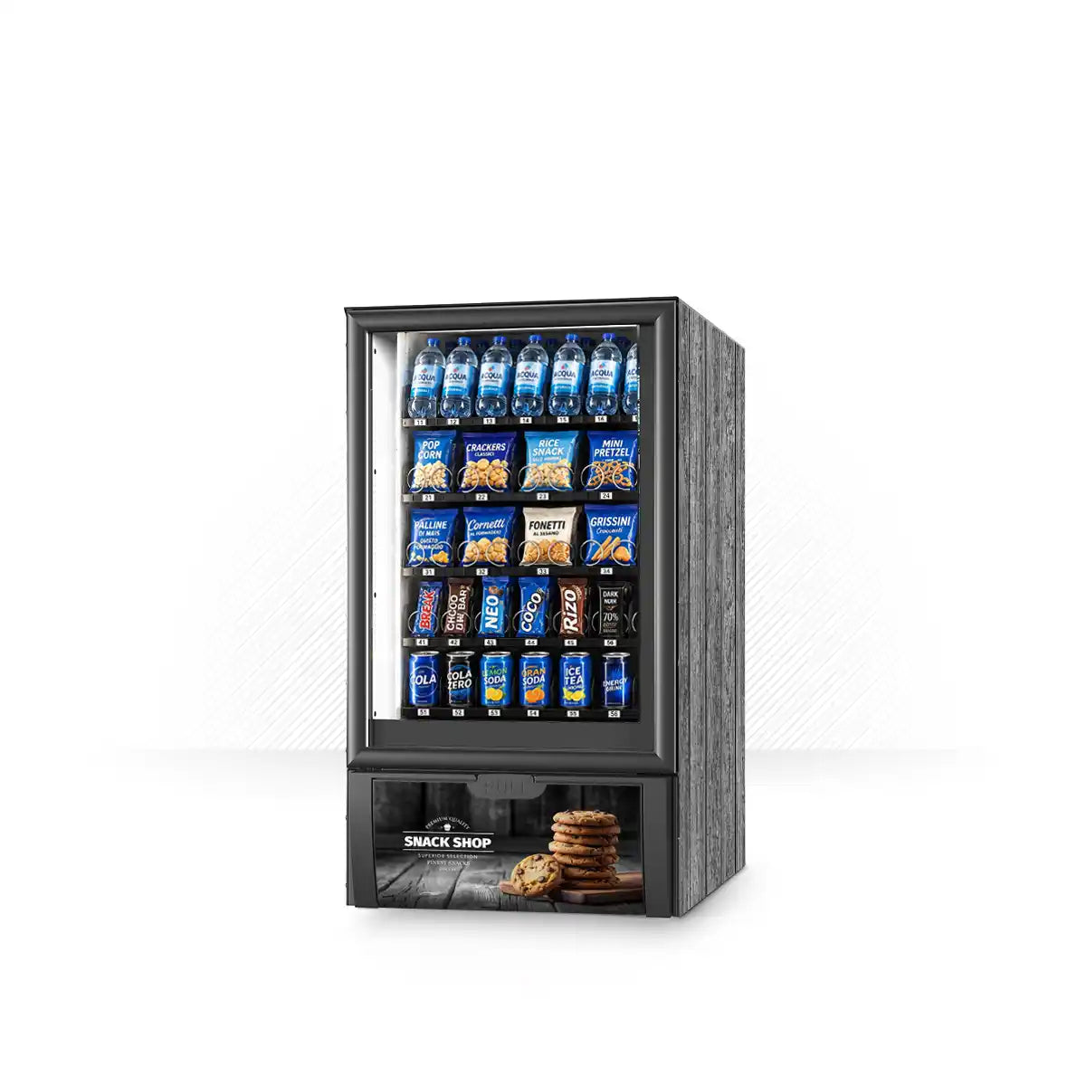 Kit d'adhésifs pour distributeur automatique Necta Gusto 6 Mini Coffee Shop