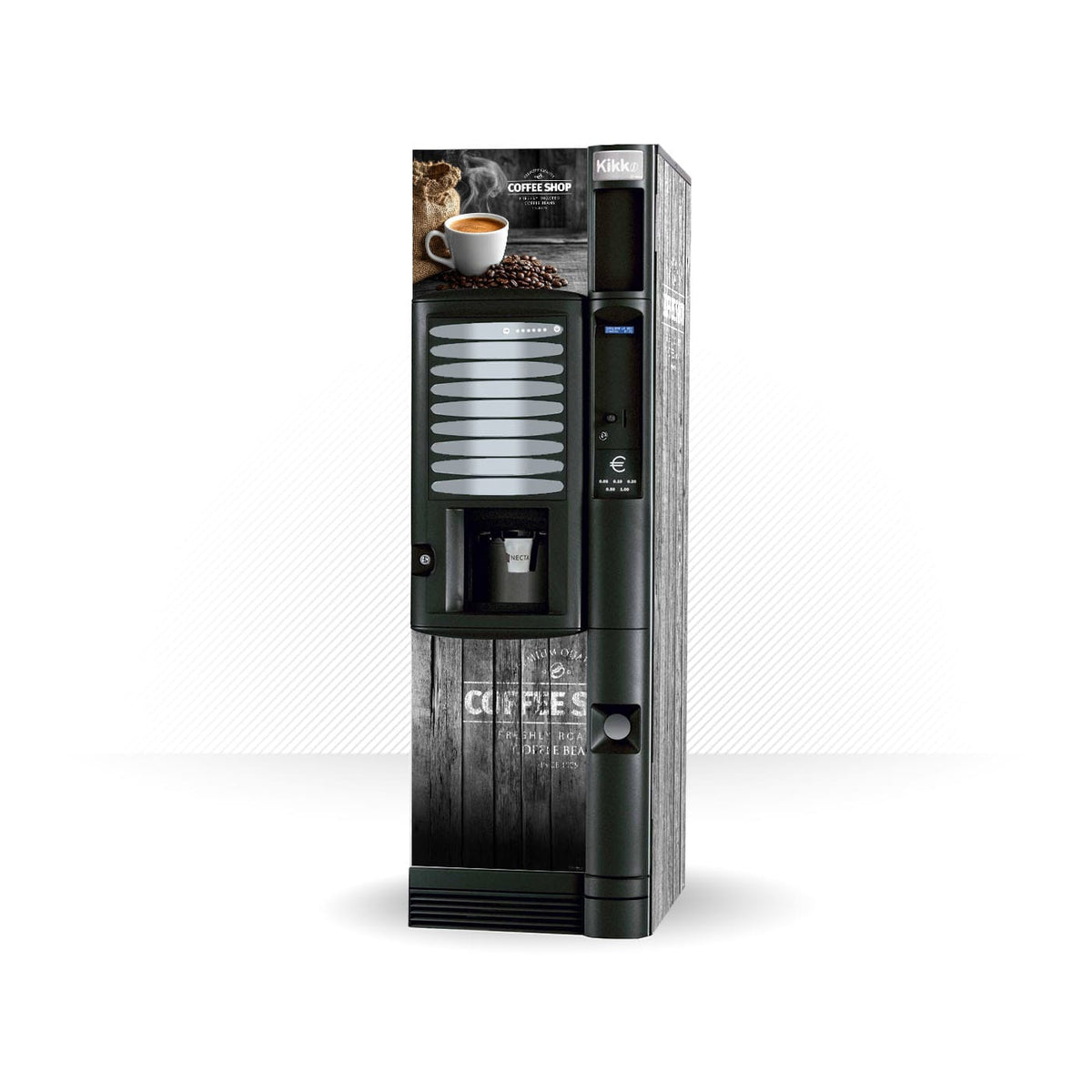 Kit d'adhésifs pour distributeur automatique Necta Kikko Coffee Shop