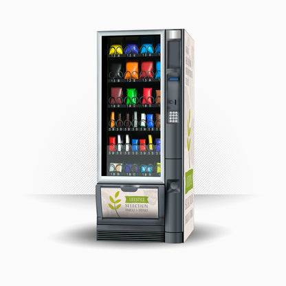 Kit complet d’adhésifs pour distributeur automatique Necta Snakky Healthy Natural