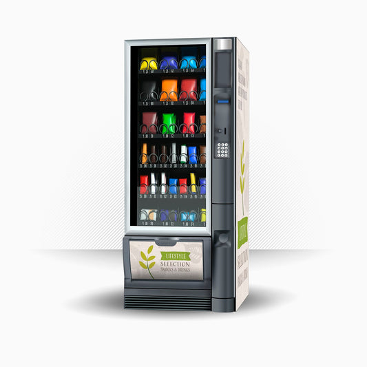 Kit complet d’adhésifs pour distributeur automatique Necta Snakky Healthy Natural