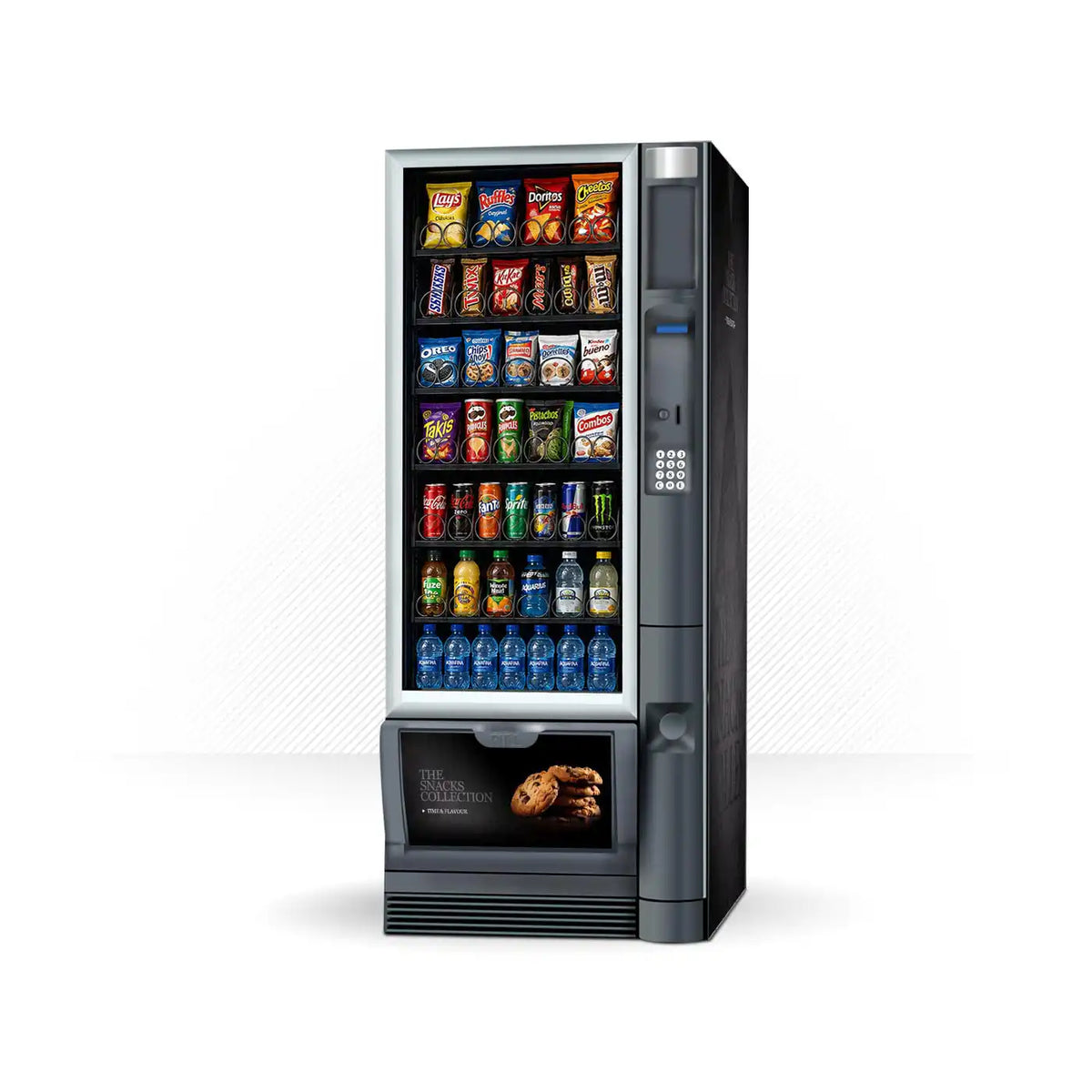 Kit complet d’adhésifs pour distributeur automatique Necta Snakky Time & Flavour