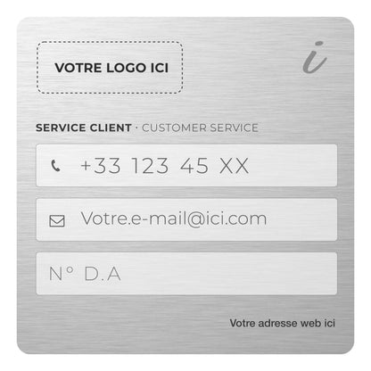 Adhésifs d’information - Personnalisables