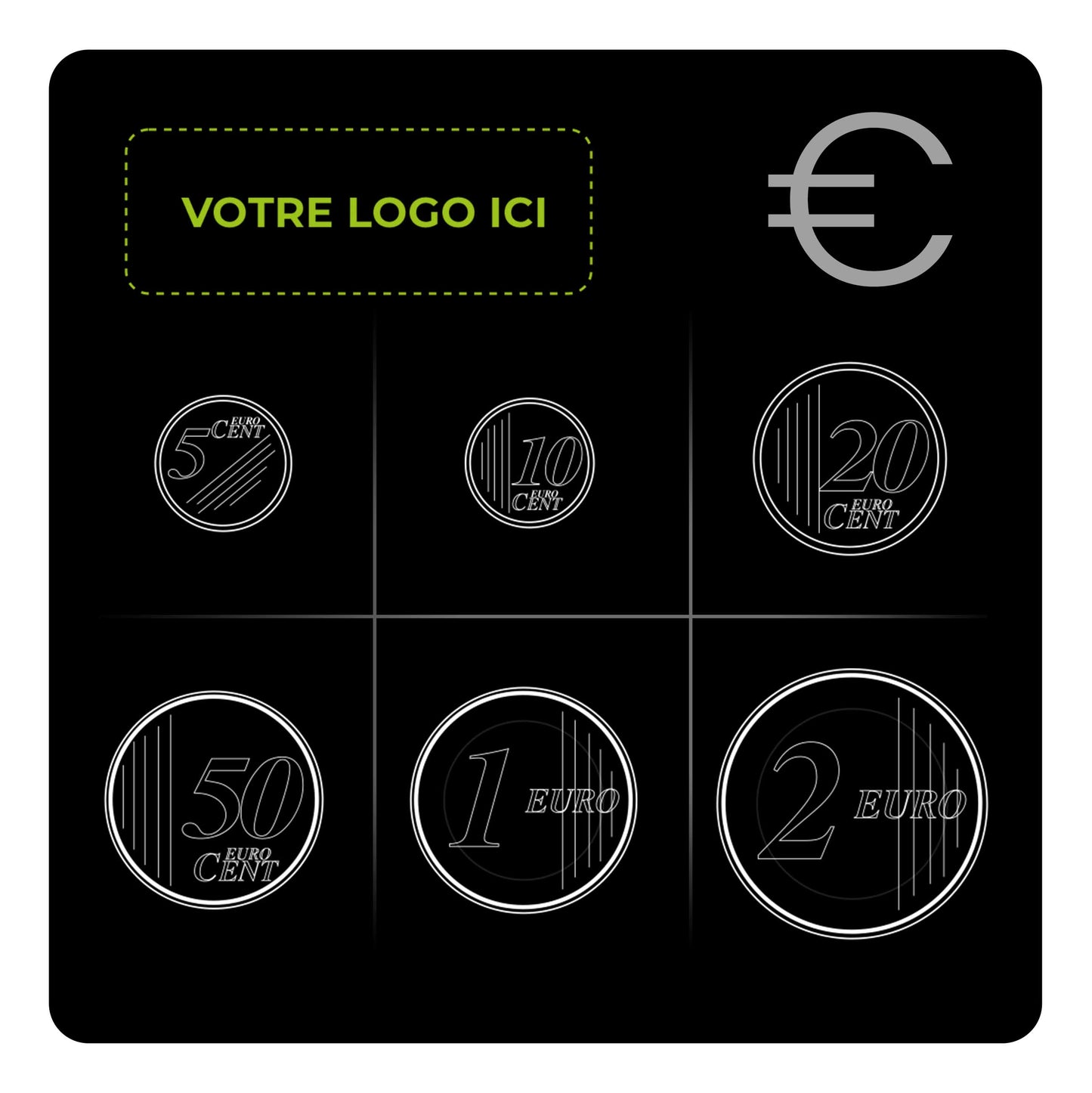 Adhésifs d’information - Personnalisables