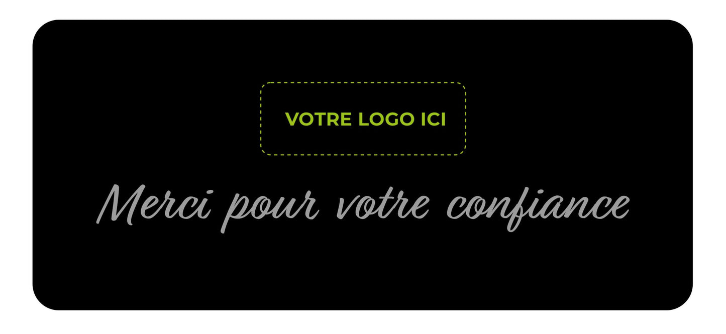 Adhésifs d’information - Personnalisables