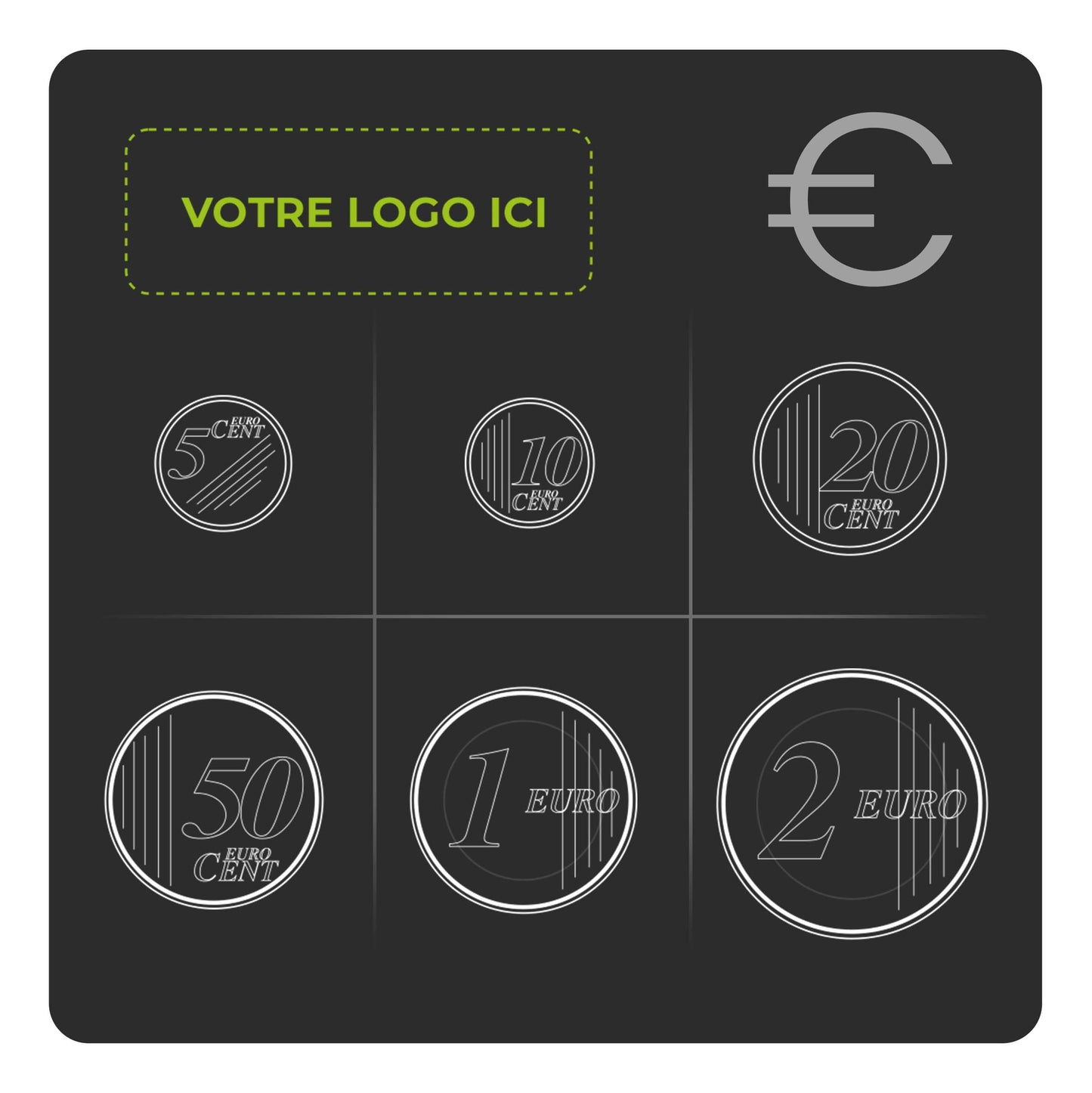 Adhésifs d’information - Personnalisables
