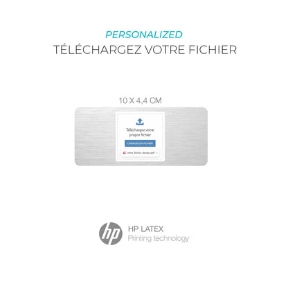 Adhésifs d’information personnalisés avec votre design