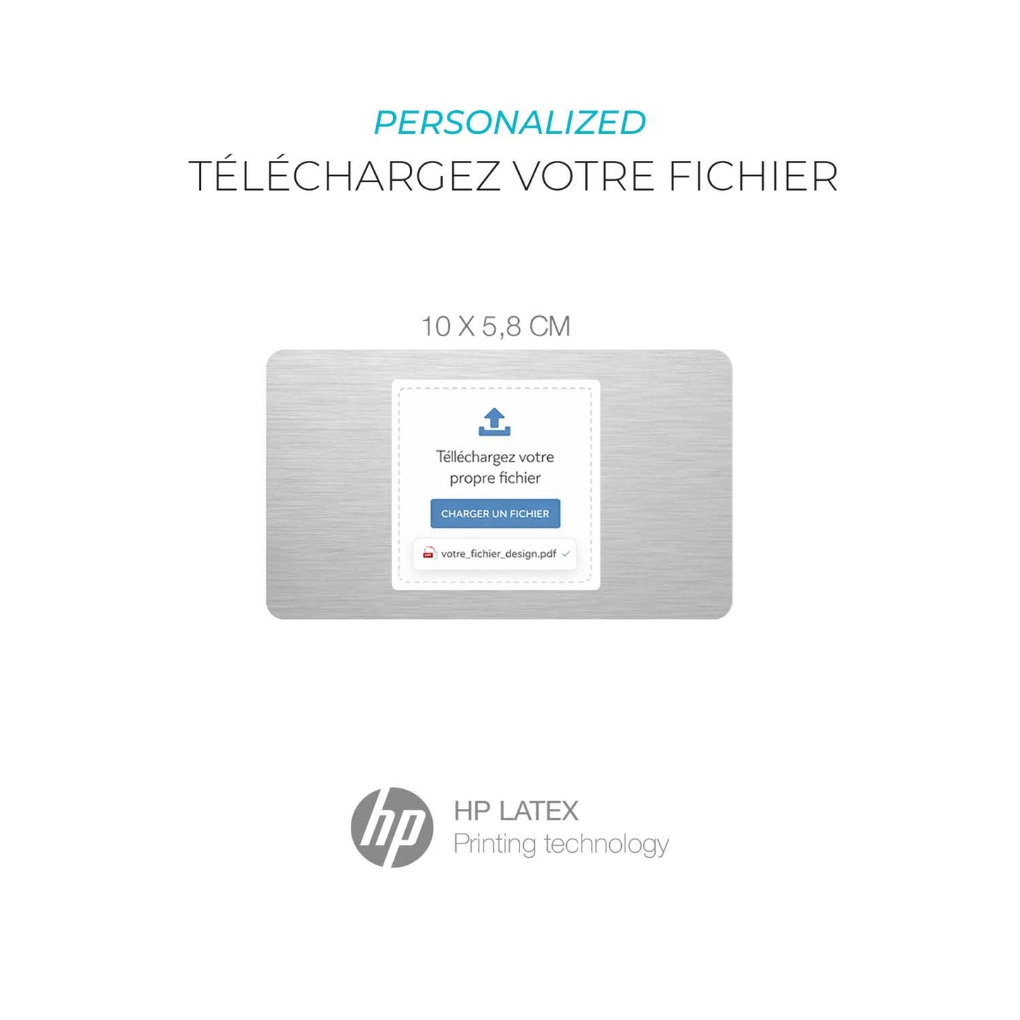 Adhésifs d’information personnalisés avec votre design