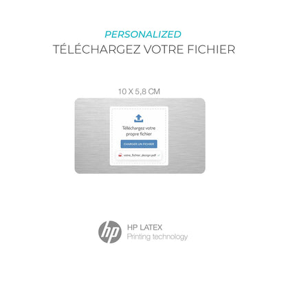Adhésifs d’information personnalisés avec votre design