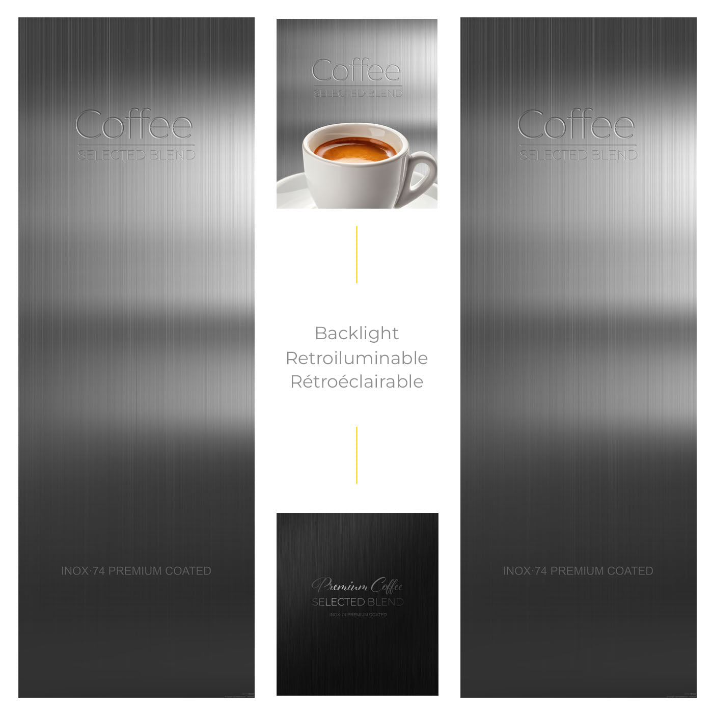 Necta Astro - Inox Grey