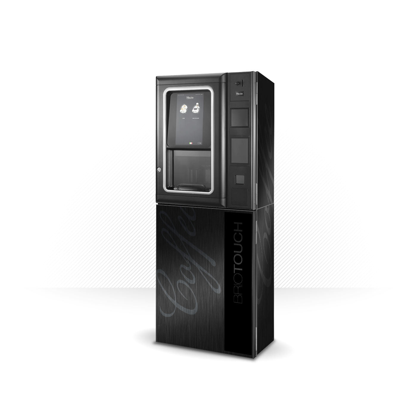 Necta Brio Touch - Barista 300 - Black Aluminium