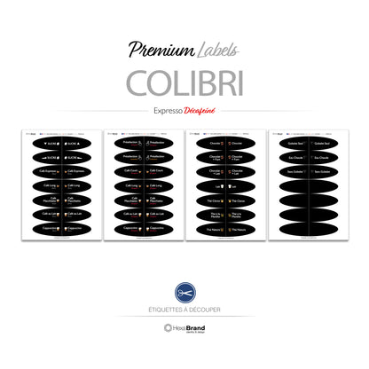 Necta Colibrí - Étiquettes de sélection découpables