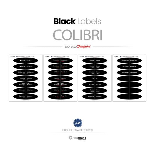 Necta Colibrí - Étiquettes de sélection découpables
