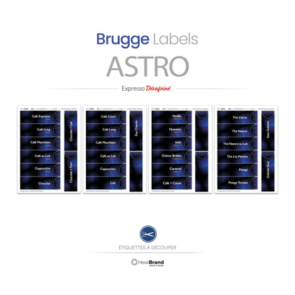 Necta Astro - Étiquettes de sélection découpables.