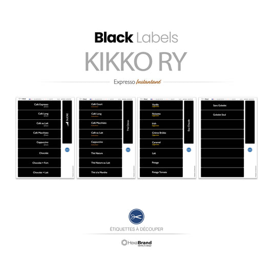 Necta Kikko RY - Étiquettes de sélection découpables