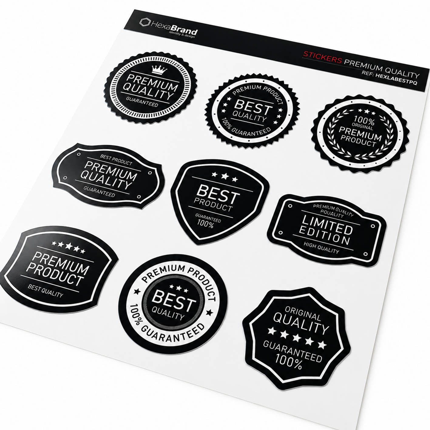 Ensemble d'autocollants - Premium Quality