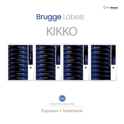 Necta Kikko - Étiquettes de sélection découpables