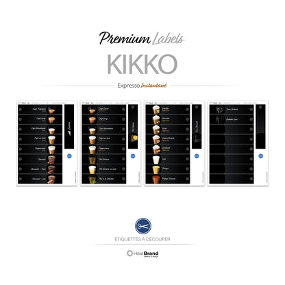 Necta Kikko - Étiquettes de sélection découpables