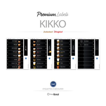 Necta Kikko - Étiquettes de sélection découpables