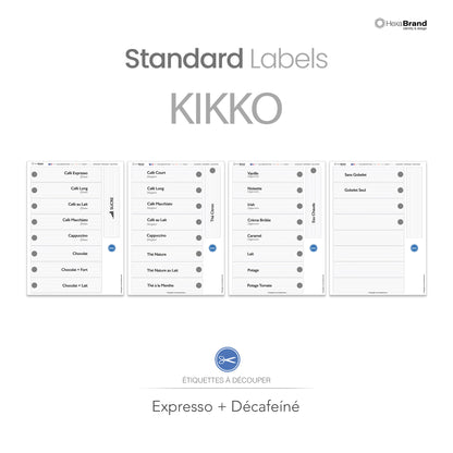 Necta Kikko - Étiquettes de sélection découpables