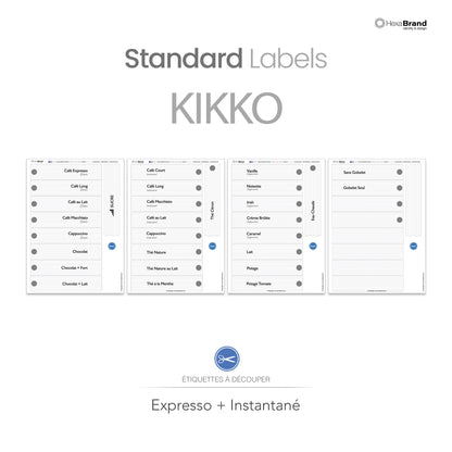 Necta Kikko - Étiquettes de sélection découpables