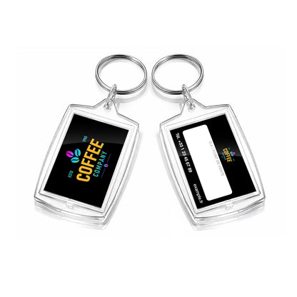Porte-clés acrylique personnalisé – spécial vending
