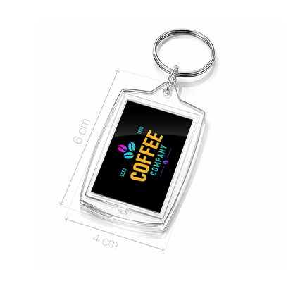 Porte-clés acrylique personnalisé – spécial vending