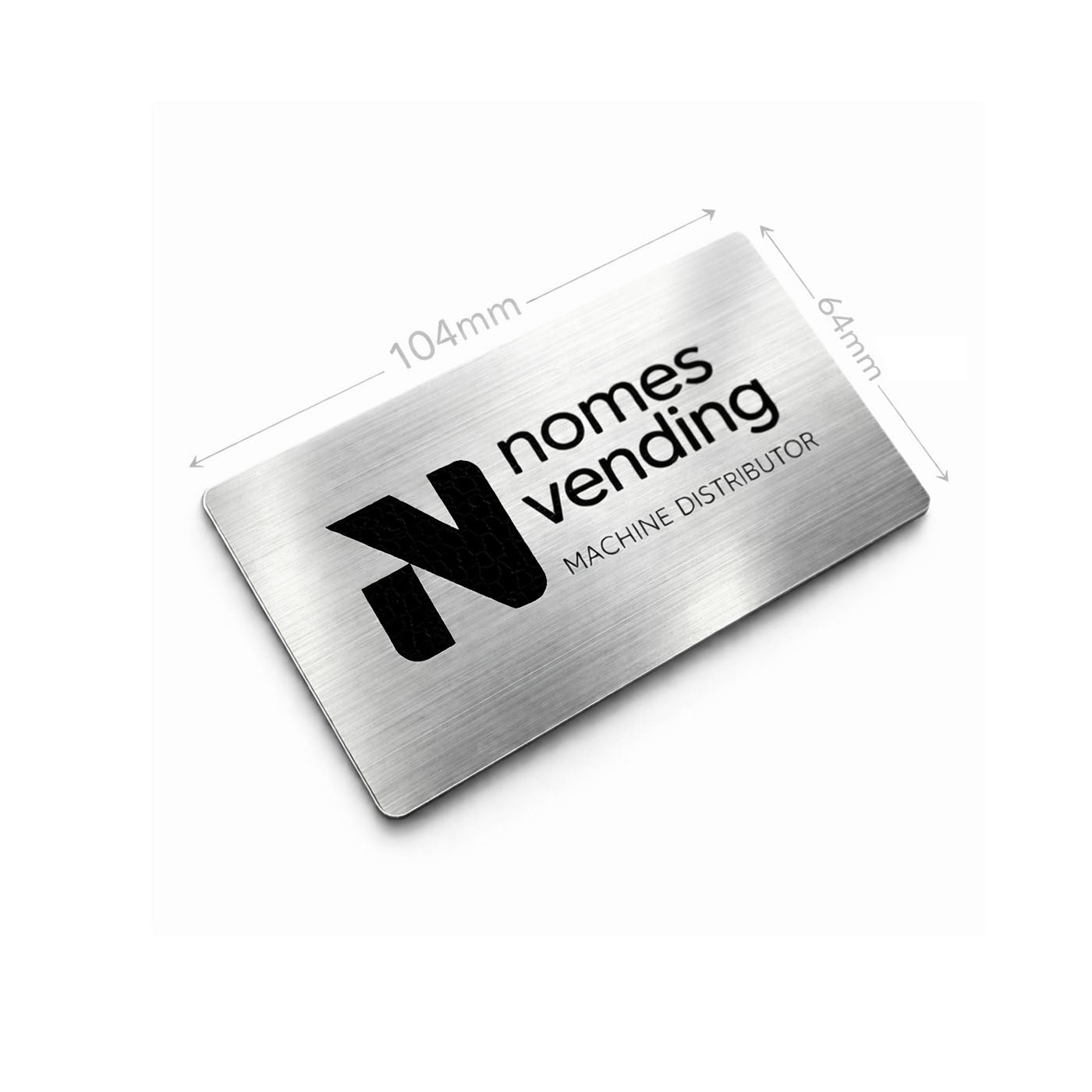 Matériaux rigides - Plastique gravé au laser personnalisé - Lot de 10 unités