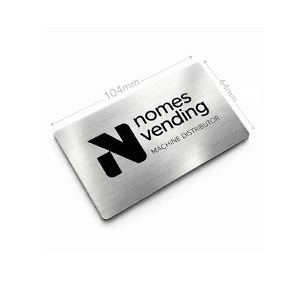 Matériaux rigides - Plastique gravé au laser personnalisé - Lot de 10 unités