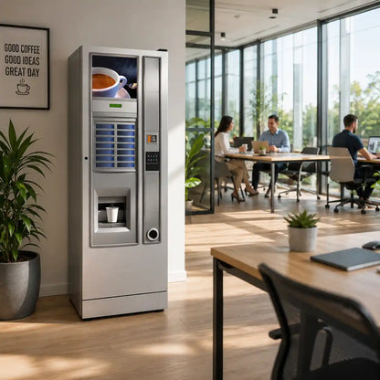 Distributeur automatique Venezia LX Brugge dans un environnement de bureau