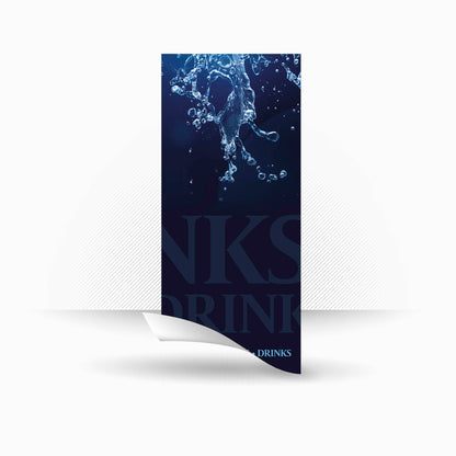 Vinyle Drinks - Skywater Dark 77cm x 185cm