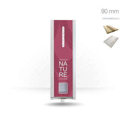 Distributeur manuel de palettes 90 mm pour distributeurs automatiques. Design Nature Red