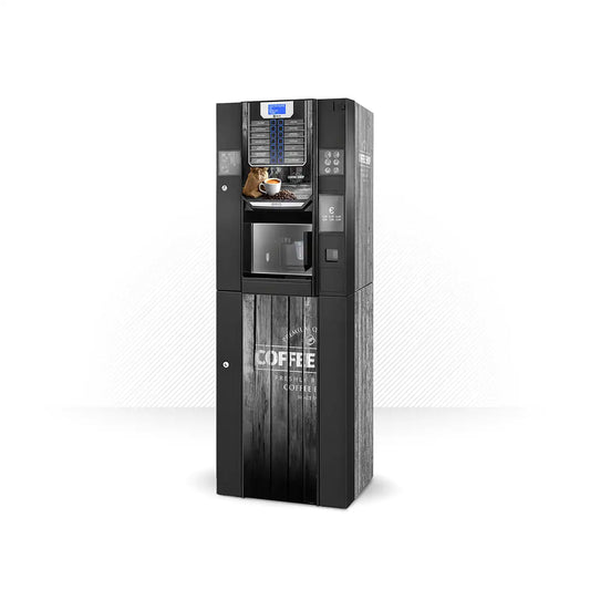 Kit complet d’adhésifs pour distributeur automatique Necta Brio UP. Design Coffee Shop