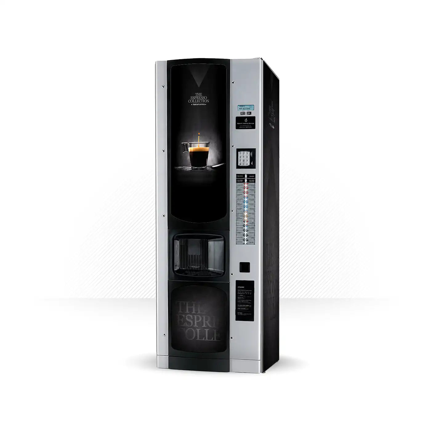 Kit de vinyles adhésifs pour distributeurs automatiques Bianchi BVM 972. Time & Flavour