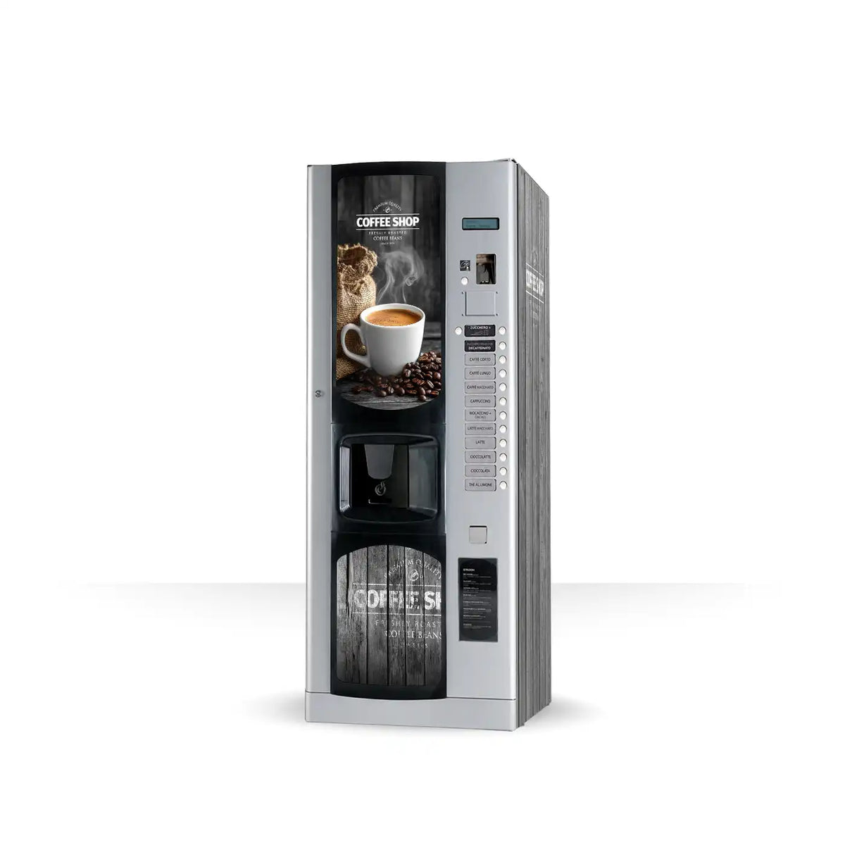 Kit d'adhésifs pour distributeur automatique Bianchi Lei 400 Coffee Shop